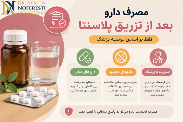 دارو بعد از تزریق پلاسنتا