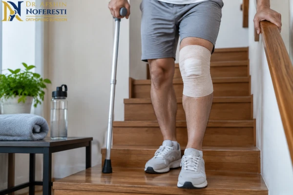 اقدامات بعد از آرتروسکوپی زانو